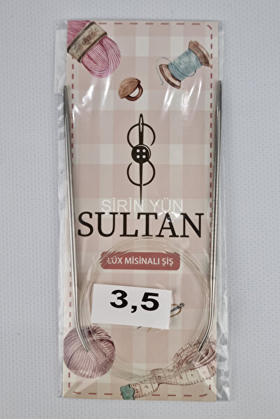 Sultan Plastik Misinalı 80 Cm Örgü Şişi 3.5 mm