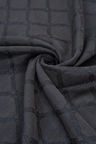Valentino Orlandi Siena Logo Pattern Jacquard Shawl