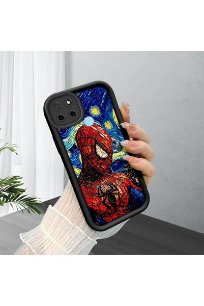 ucuc Realme C21Y/C25Y Compatible Black Silicone Case Shockproof with Camera P...