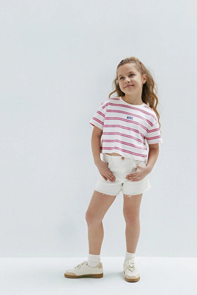 Mavi Cotton Regular Waist Denim Shorts Girls' Shorts 7410655