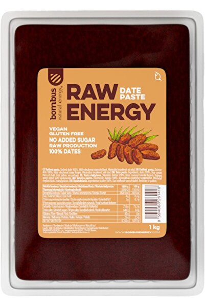 bombus Superaliment: Pasta pura de curmale Raw Energy, fara gluten 1kg