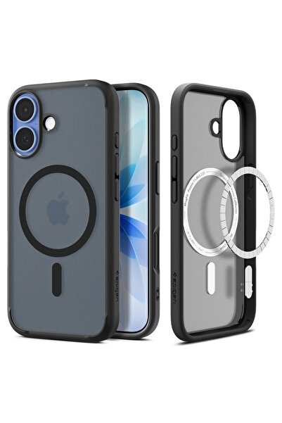 Spigen Θήκη iPhone 17, Ultra Hybrid MagSafe (ACS10383), αντικραδασμική, γκρι