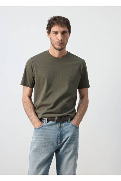 MANGO Man 180gsm slim fit tişört