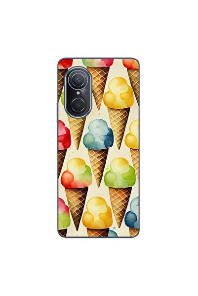 OEM Калъф, съвместим с Huawei Nova 9 SE, силиконов гел TPU модел с десен на с...