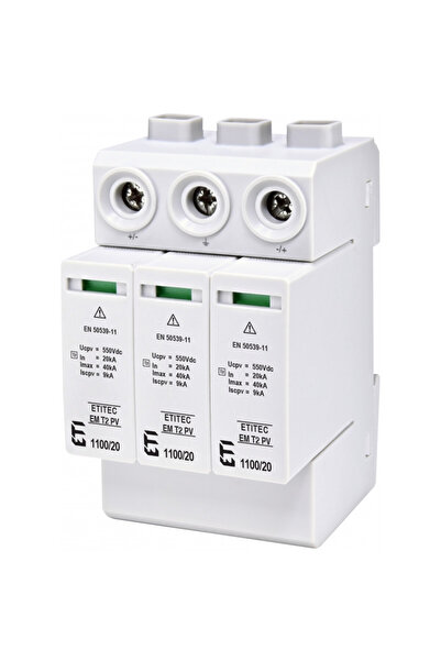 Eti Protecție la supratensiune etitec em t2 pv 1100/20 y 002440623