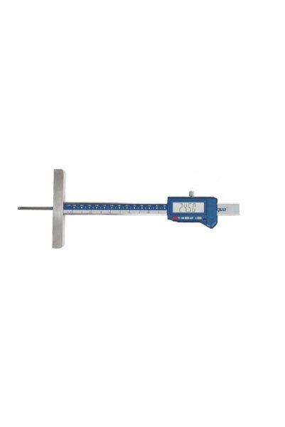 DASQUA 0-150mm Dijital Derinlik Kumpası Yuvarlak Derinlik Çubuklu 2730-0030