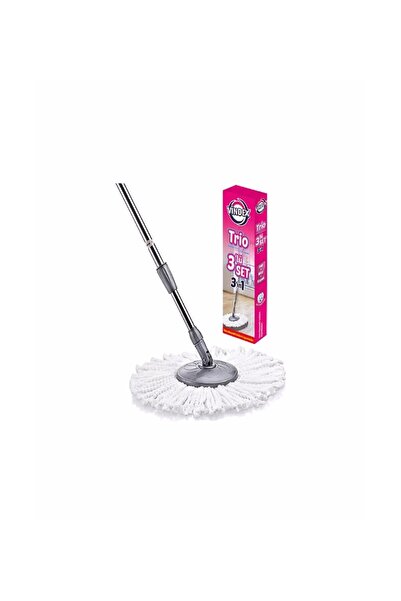 Vindex Temizlik Seti 3'lü (Sap+Başlık+Mop)