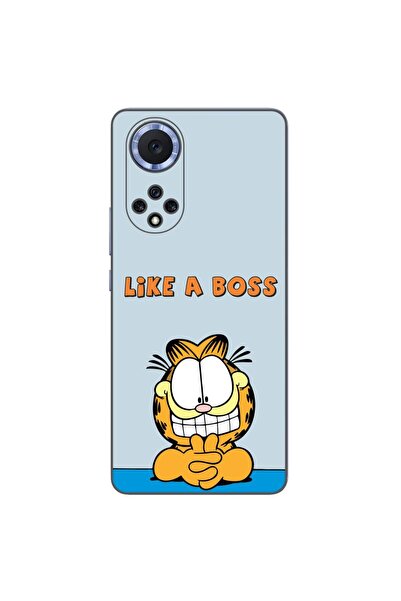 OEM Θήκη συμβατή με Huawei Nova 9, από σιλικόνη gel TPU, με σχέδιο Garfield L...