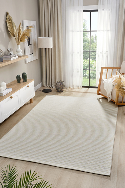 Mariesse Home Kolay Temizlenen Yıkanabilir Sisal Halı Hasır Dokulu Salon Yatak Odası Mutfak Oturma Odası Yolluk Antre Koridor Halısı