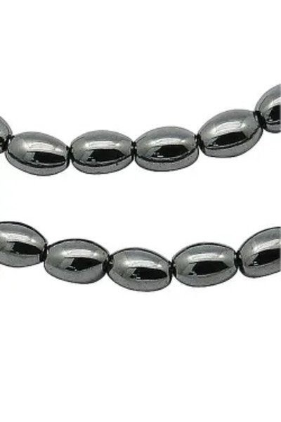 GemSale Mărgele hematit 8*5mm ovale~49buc