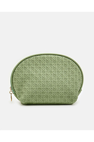 REDTAG Women Green Embellished Cosmetic Bag