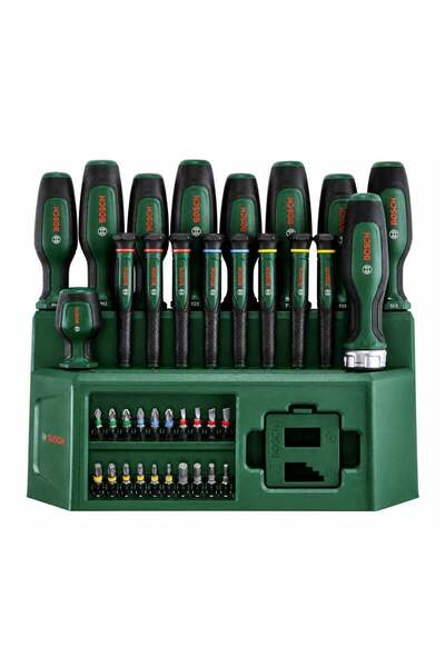 Bosch Düz Yıldız Tornavida Klemens ve Bits Uç Seti 39 Parça