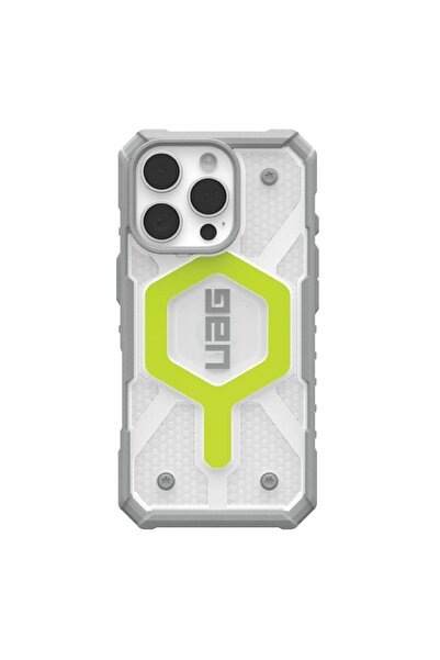 UAG Husa Pathfinder Transparentă MagSafe iPhone 16 Pro Active Neon