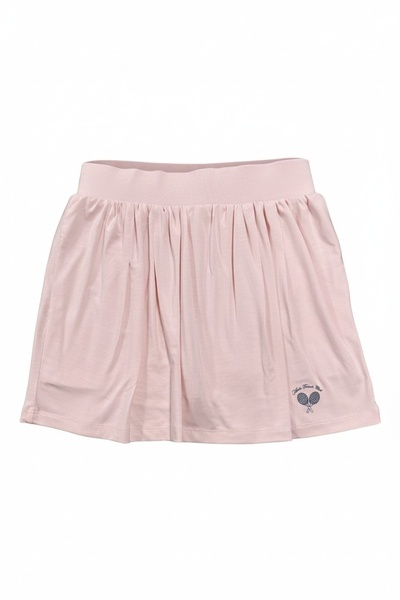 Miela Kids Fustă de tenis pentru fete, cu pantaloni scurți – Roz bombon