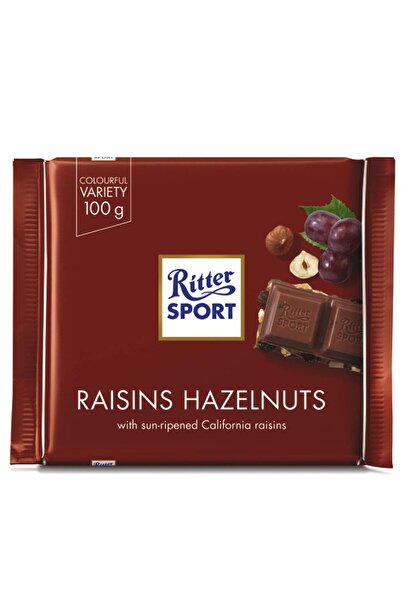 Ritter Sport زبيب بالبندق 100 جرام × 12