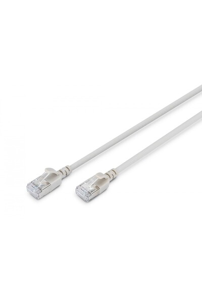 Digitus Cablu patch CAT 6A F/FTP Subțire 1,00m gri