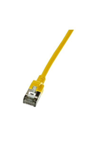 LogiLink Kabel LAN U/FTP (Patchkabel) SLIM CAT6 0,3m yellow