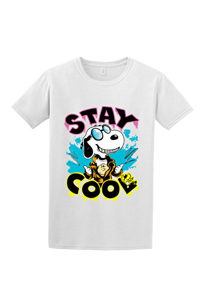 GILDAN Παιδικό Μπλουζάκι  "Stay Cool " - ΛΕΥΚΟ, 11 ετών