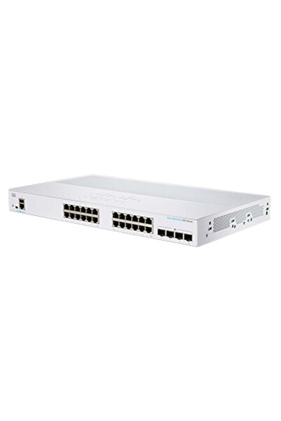 Cisco Systems Switch Cisco CBS350-24T-4X-EU (24xGbE, 4xSFP+, fără ventilator)...