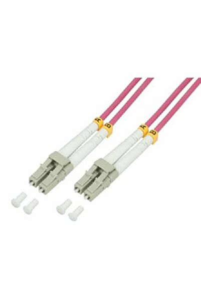 LogiLink Cablu OM4 LC/UPC - LC/UPC 100m violet