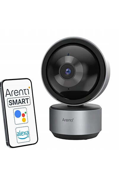 ARENTI Cameră de interior 5MP/2.5K Wi-Fi 5G Pan Tilt Zoom cu protecție a conf...