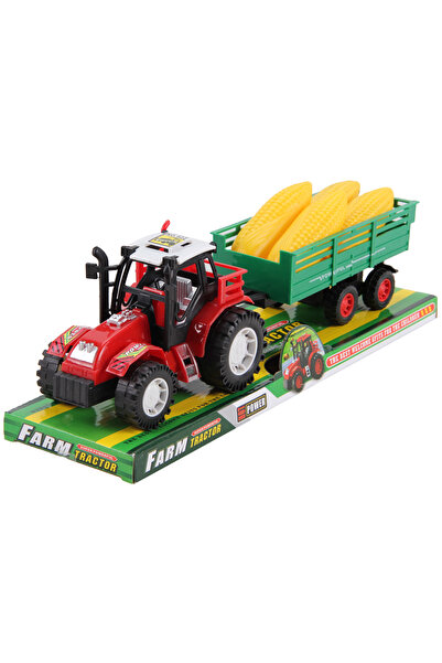 Trifox Tractor cu remorcă și porumb