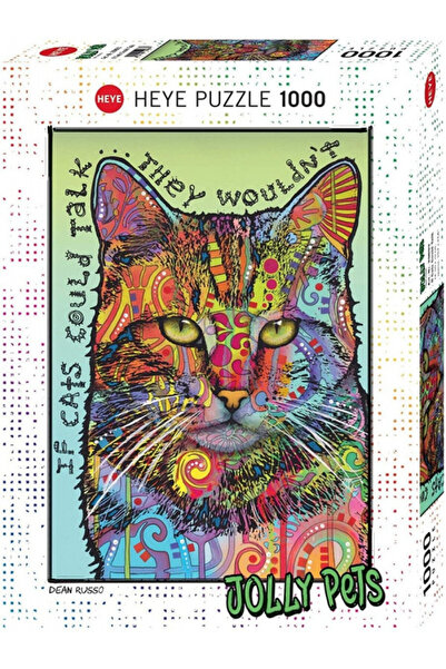 Heye Puzzle 1000 Dacă pisicile ar putea vorbi, Jolly Pets