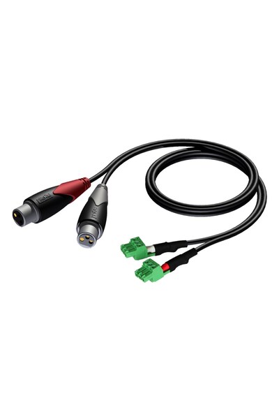AUDAC Cablu de semnal prin cablu microfonic ML CLA835/1 (1m)
