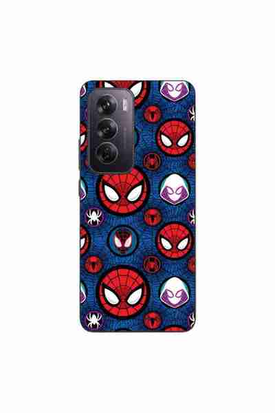 OEM Husa compatibila cu Oppo Reno12 Pro Silicon Gel Tpu Model Spiderman Face ...