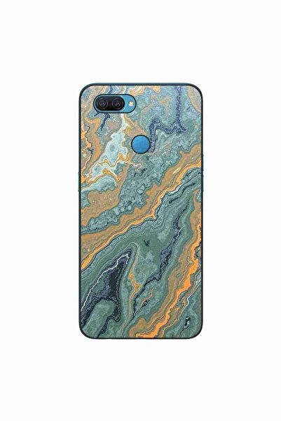 OEM Case compatible with Oppo A12 Silicone Gel Tpu Model Forest Flame Marble