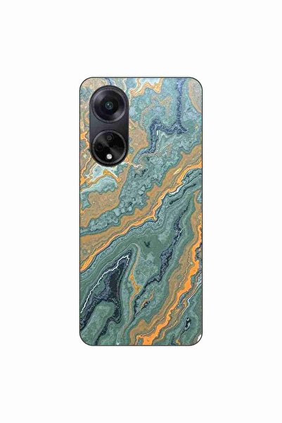 OEM Husa compatibila cu Oppo A98 5G Silicon Gel Tpu Model Forest Flame Marble