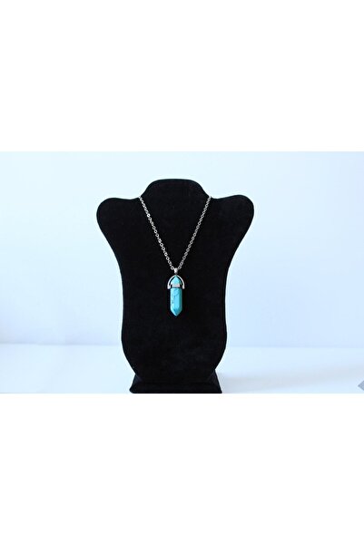 LADIN DOGALTAŞ Turquoise Howlite Pandule Necklace