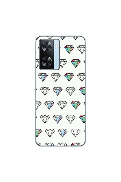 OEM Husa compatibila cu Oppo A57s Silicon Gel Tpu Model Diamonds Pattern Tran...
