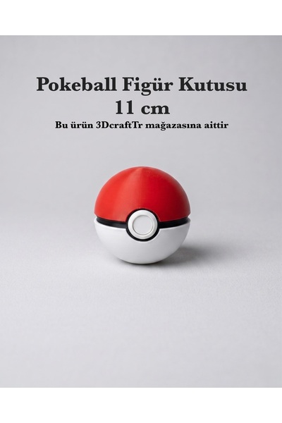 3DcraftTr 3D craftTr Pokeball Açılır Kapanır Figür Kutusu & Dekoratif Obje (1...