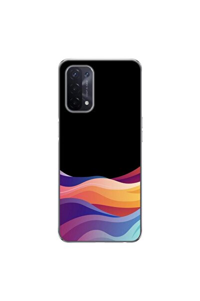 OEM Husa compatibila cu Oppo A54 5G, A74 5G Silicon Gel Tpu Model Neon Waves