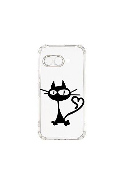 bestcase Калъф за Google Pixel 9a, BestCase® Anti Shock 1.5MM, Котка, Удароус...