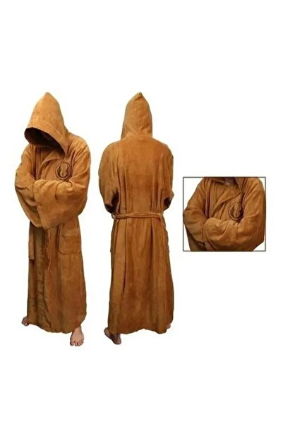 Choice4 L Yellow Jedi Cosplay Nightgown Male Homewear Flannel Robe Male With ...