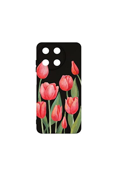 bestcase Husa BestCase® Silicon Premium, Compatibilă cu Realme 11 4G, Lalele ...