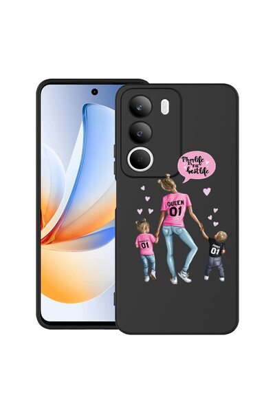 bestcase Θήκη για Realme C71 με Σχέδιο Mom Life Boy And Girl, TPU Ματ Εξαιρετ...
