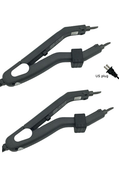 Choice3 2 pcs USA plug Kit Black Heat Hair Connector KIT 220 degree L-601 Tem...
