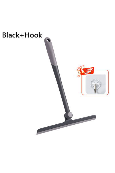 Choice Black - Hook 360 Degree Rotatable Shower Squeegee Glass Wiper Scraper ...