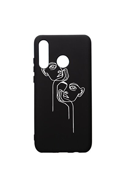 bestcase Husa Silicon Premium compatibila cu Huawei P30 Lite, Boring, cu inte...