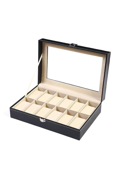 Choice1 12 slots Watch Boxes 2/3/4/5/6/8/10/12 Girds Cases Storage Boxes Watc...