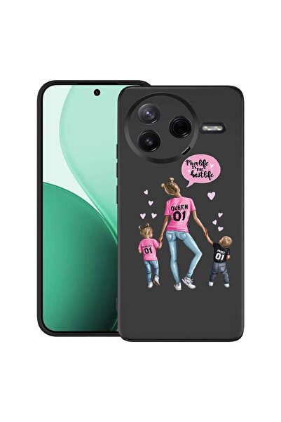 bestcase ¬Æ Husa TPU Ultra Slim Compatibil cu Poco F7 Pro, cu Design Mom Life...