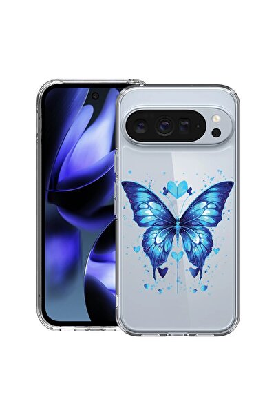 bestcase ¬Æ Husa pentru Google Pixel 10 / Pixel 10 Pro cu Design Blue Butterf...