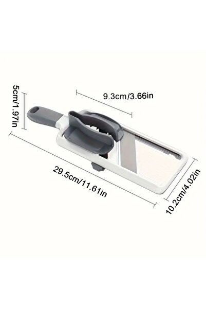 Choice Vegetable Slicer Handheld Vegetable Slicer with Adjustable Stainless S...