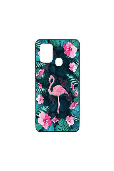 bestcase Husa Silicon Flamingo, Flower pattern, compatibila cu Realme 7i, rez...
