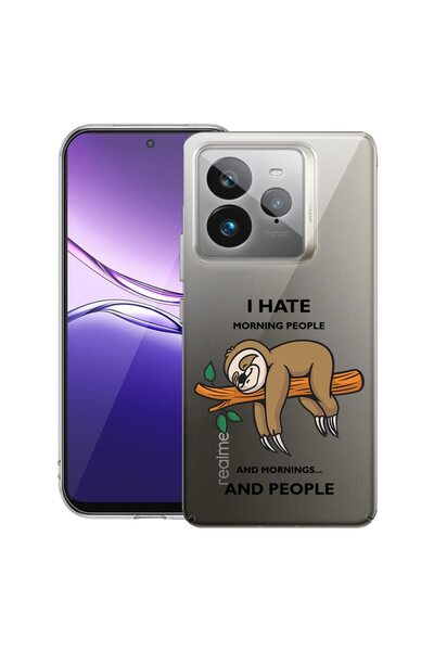 bestcase ¬Æ Husa pentru Realme GT 7 Pro cu Design I Hate Morning, Clear Slim ...