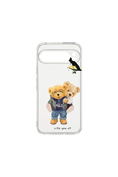 bestcase Husă transparentă din silicon de 2MM, compatibilă cu Google Pixel 9 ...