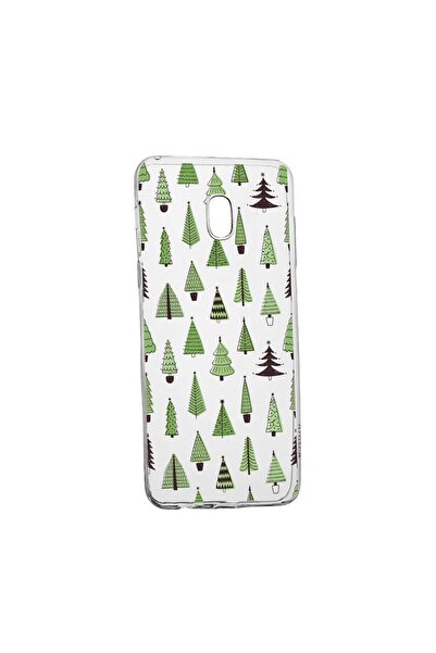 bestcase Husa Silicon Compatibila Cu Nokia 1.3, Christmas Tree Shapes, rezist...